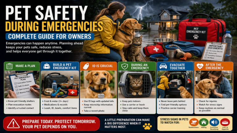 Pet Safety During Emergencies: Complete Guide for Owners