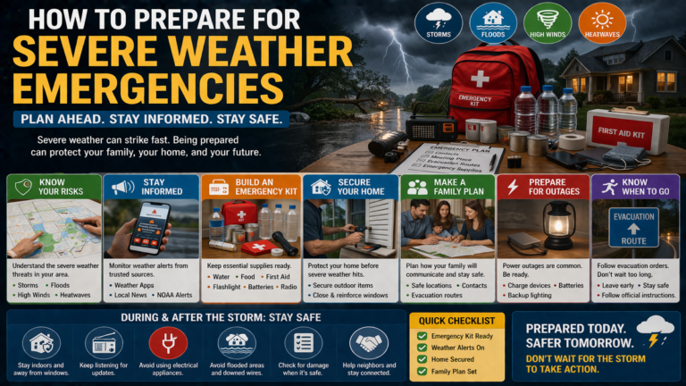How to Prepare for Severe Weather Emergencies