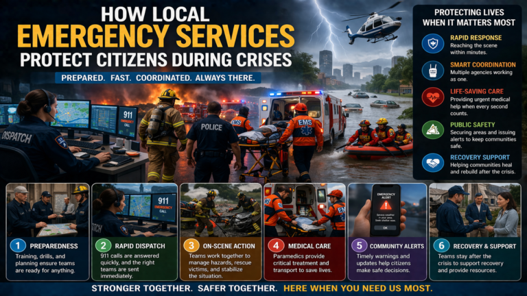 How Local Emergency Services Protect Citizens During Crises