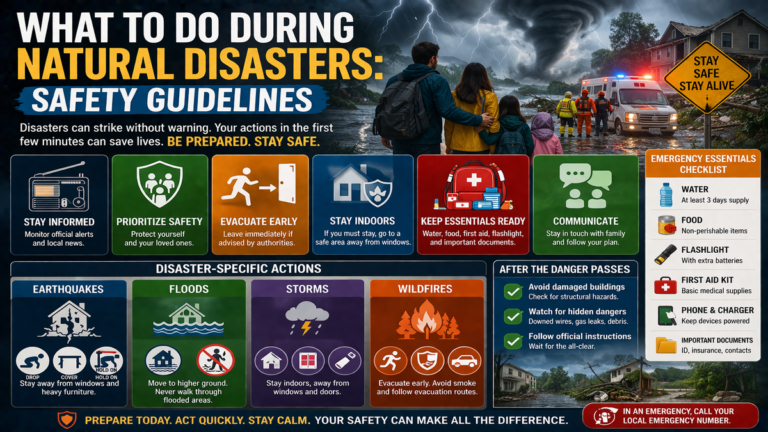 What to Do During Natural Disasters: Safety Guidelines