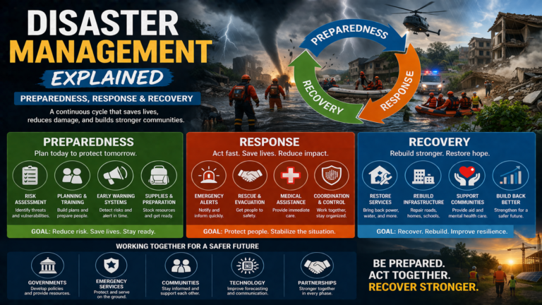 Disaster Management Explained: Preparedness, Response & Recovery