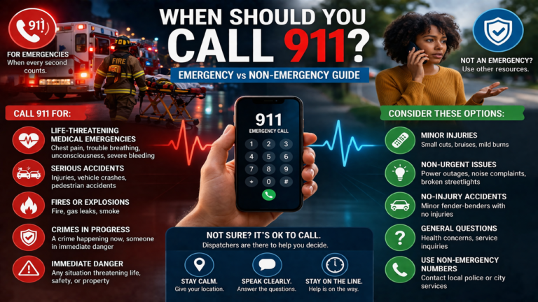 When Should You Call 911? Emergency vs Non-Emergency Guide